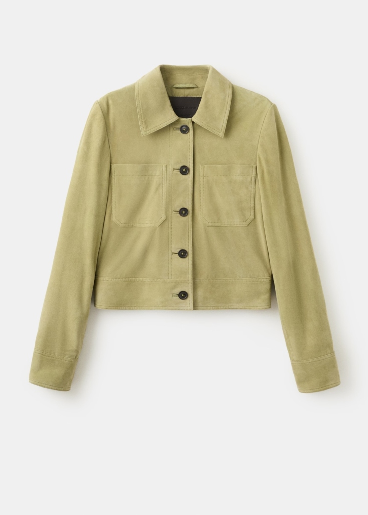 Τζάκετ σουέντ με κουμπιά