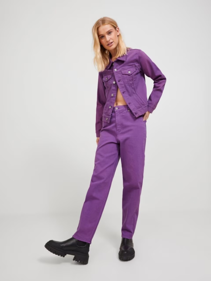 JJXX Tapered Τζιν 'Lisbon' σε Λιλά, Πασχαλιά