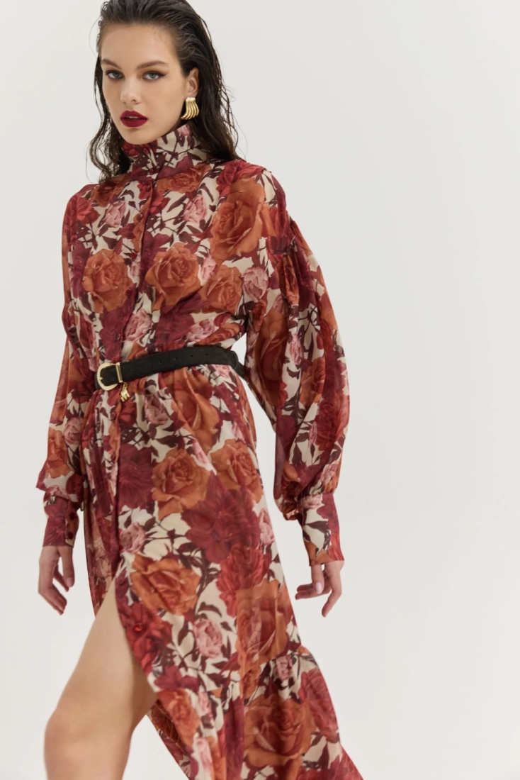 Bramble Dress (Rust)