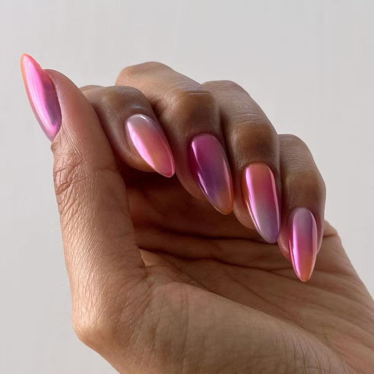 golden hour nails