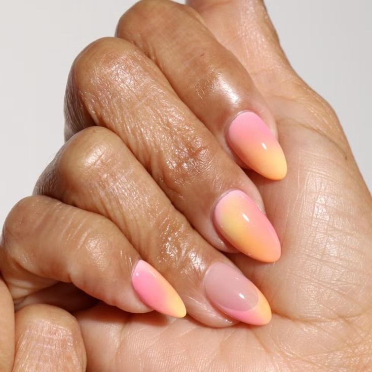 golden hour nails