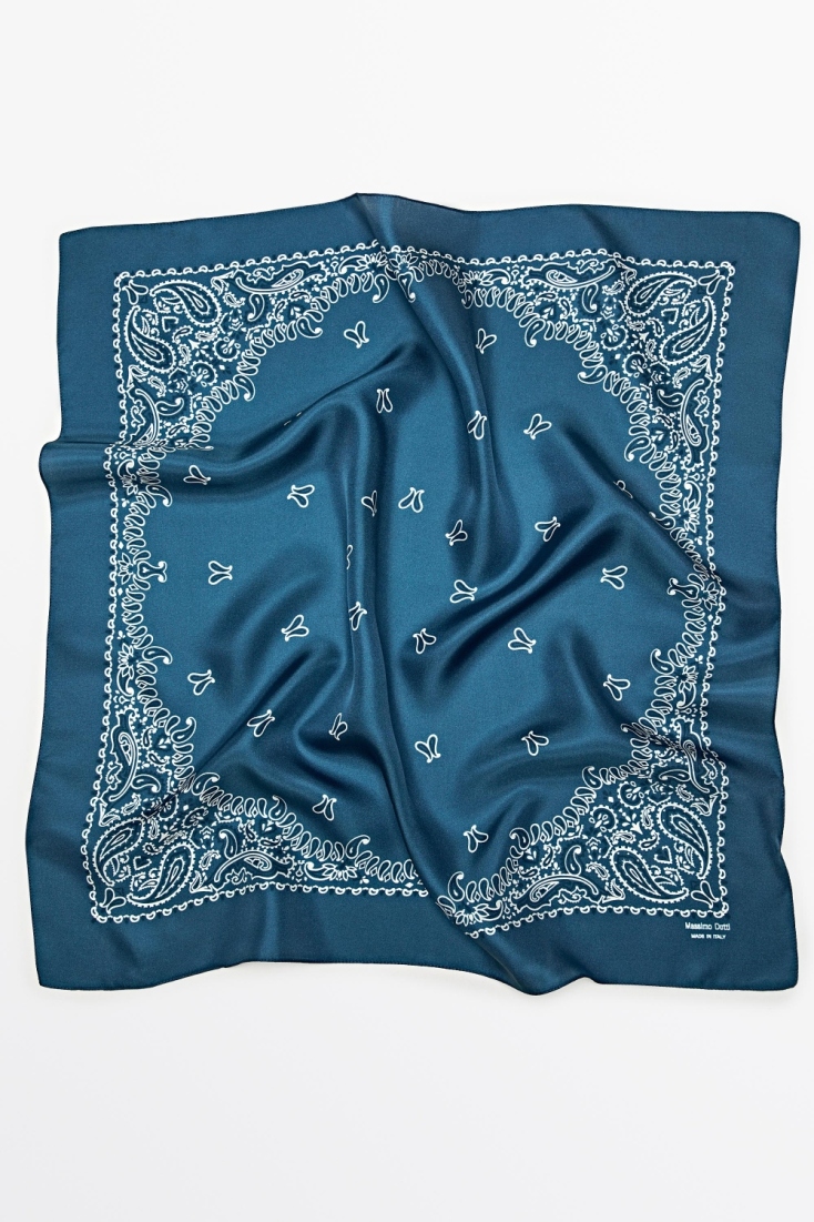 Φουλάρι με εμπριμέ μοτίβο paisley