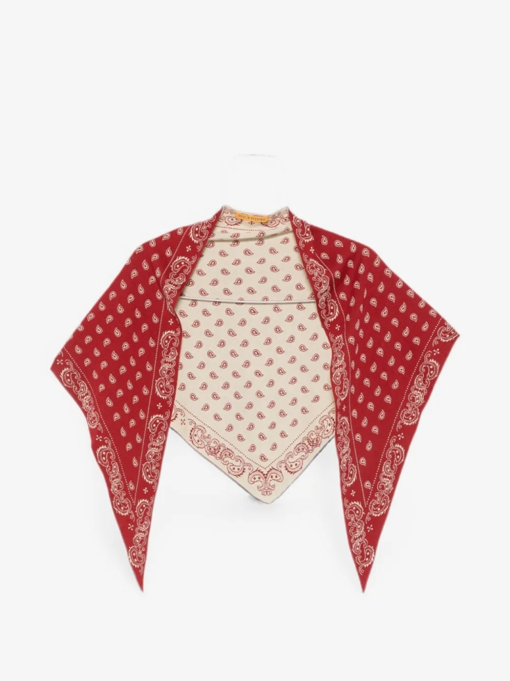 Guest In Residence paisley-print bandana scarf