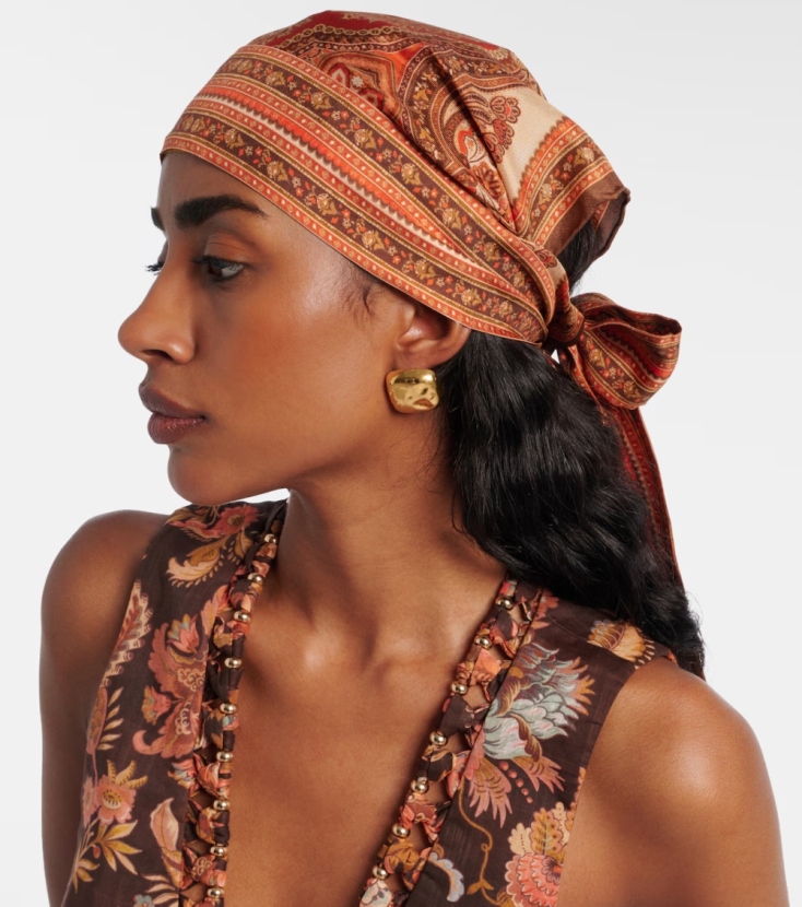 Zimmermann Paisley silk scarf