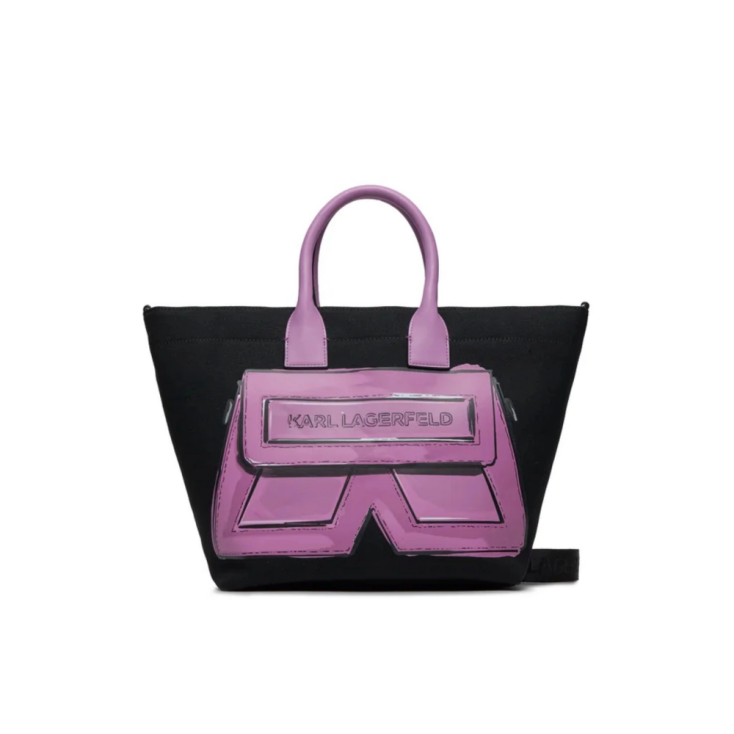 KARL JEANS Γυναικεία Τσάντα Icon K Canvas Shopper 12345