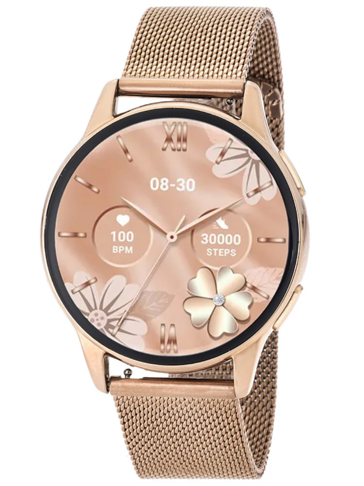 3GUYS Smartwatch Rose Gold Stainless Steel Bracelet 3GW1071