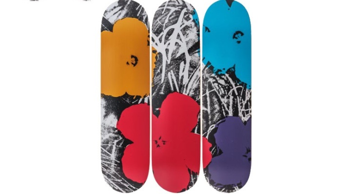 Skateboard Andy Warhol