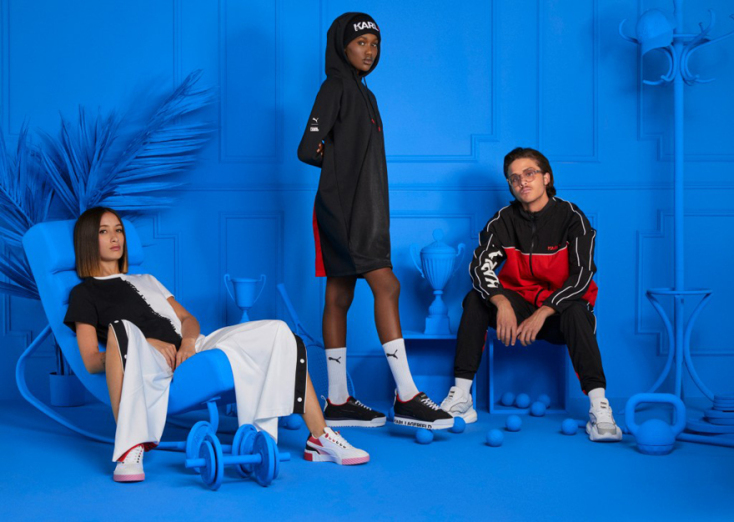 Η συλλογή PUMA x KARL LAGERFELD διαθέτει το τέλειο mix μεταξύ streetwear και high-end fashion.