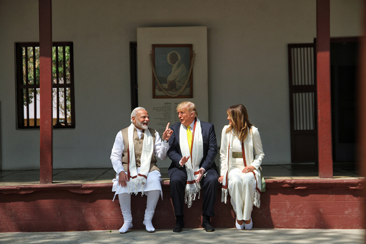 Ο πρωθυπουργός της Ινδίας, ο πρόεδρος των ΗΠΑ και η Μελάνια