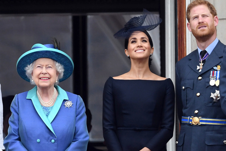 Βασίλισσα Ελισάβετ, Μέγκαν Μαρκλ, Πρίγκιπας Χάρι