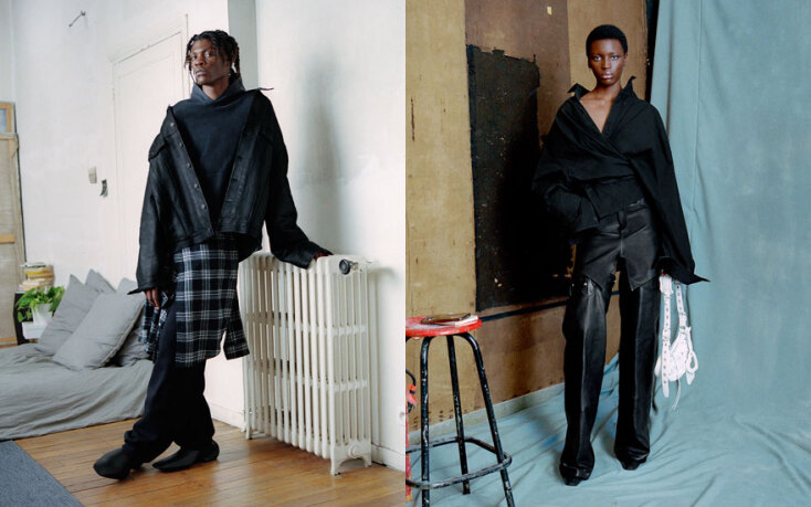 Μοντέλα στην καμπάνια του οίκου Balenciaga