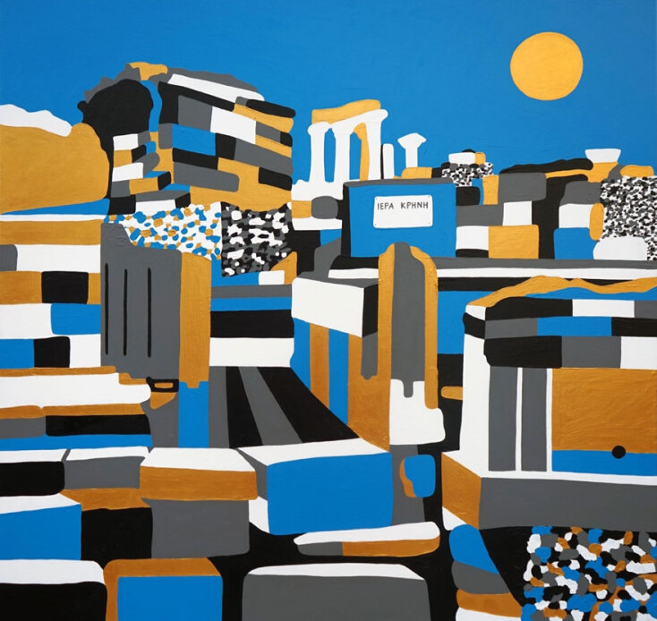 Cacao Rocks, Holy Fountain, 2019, 115x150