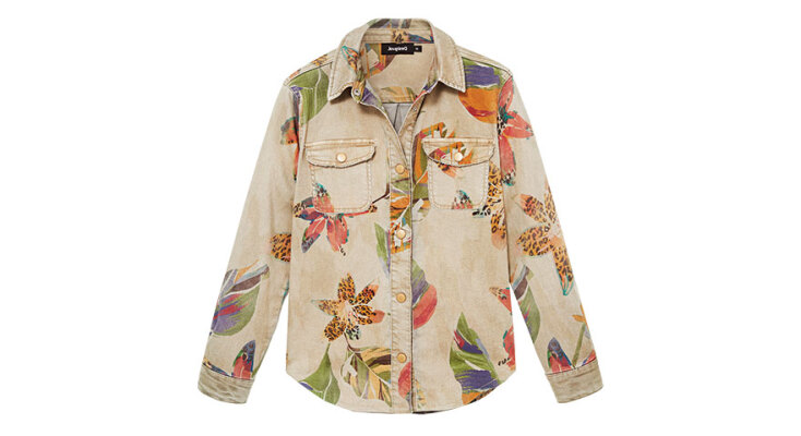 DESIGUAL Denim πουκάμισο