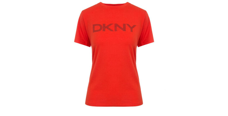 HARALAS Κοντομάνικη βαμβακερή μπλούζα DKNY €35