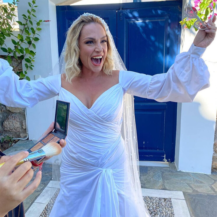 Η Ελεονώρα Ζουγανέλη παντρεύτηκε στις Σπέτσες