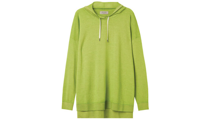 FALCONERI Γυναικείο φούτερ με κουκούλα από ultralight cashmere €199