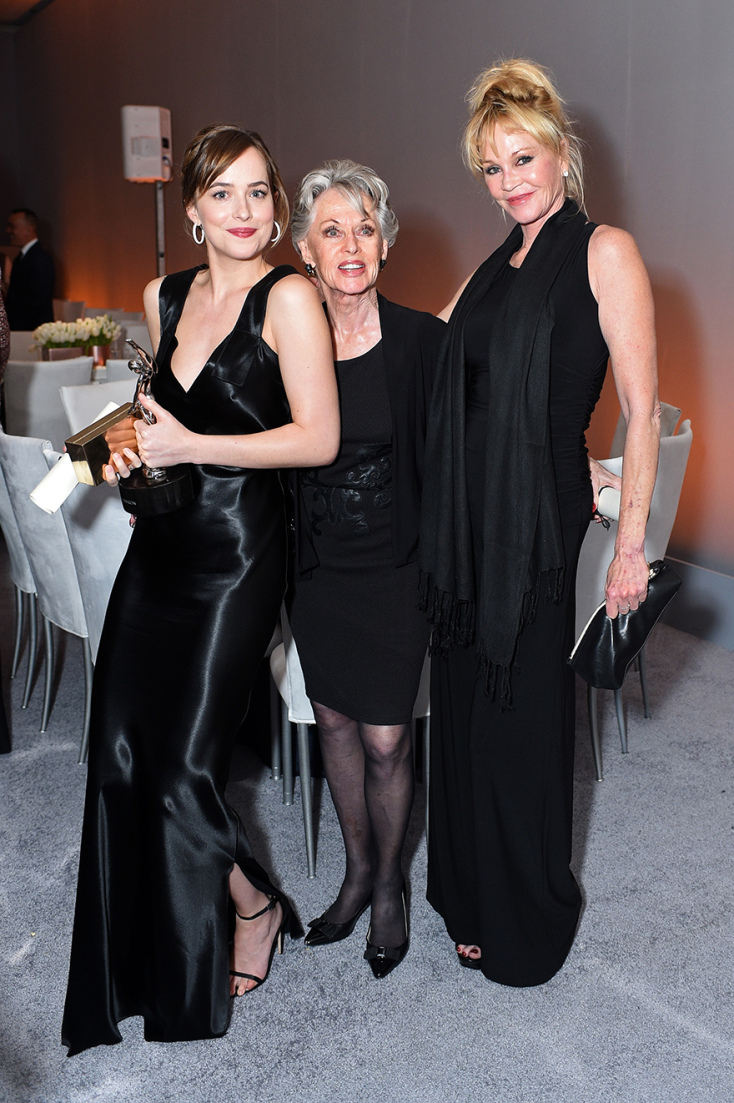 Dakota Johnson, Tippi Hedren και Melanie Griffith