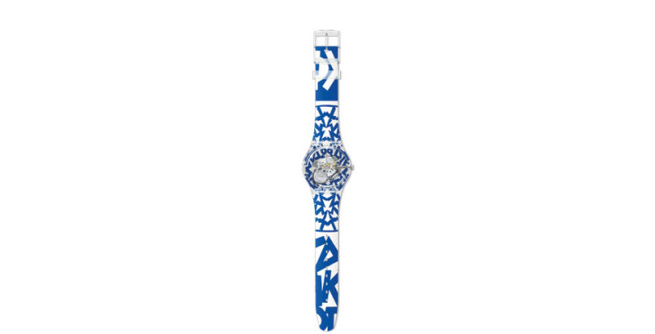 SWATCH Ρολόι Greek Alphabet, σε σχέδιο της Ζωής Κεραμέα