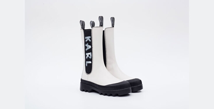 KARL LAGERFELD Δερμάτινα μποτάκια €249,95