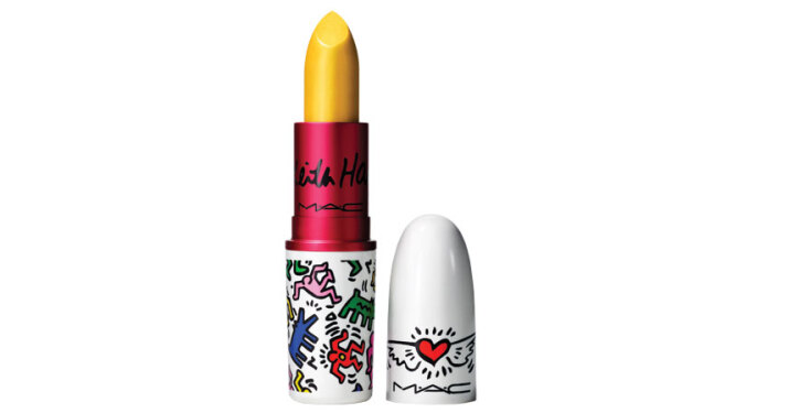 MAC Κραγιόν StMarks Yellow, σειρά Viva Glam x Keith, €23 