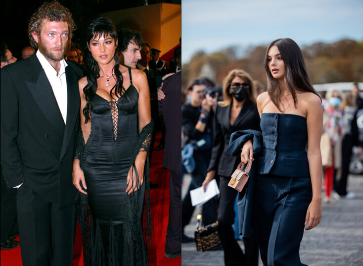 Vincen Cassel, Monica Belucci, Deva Cassel