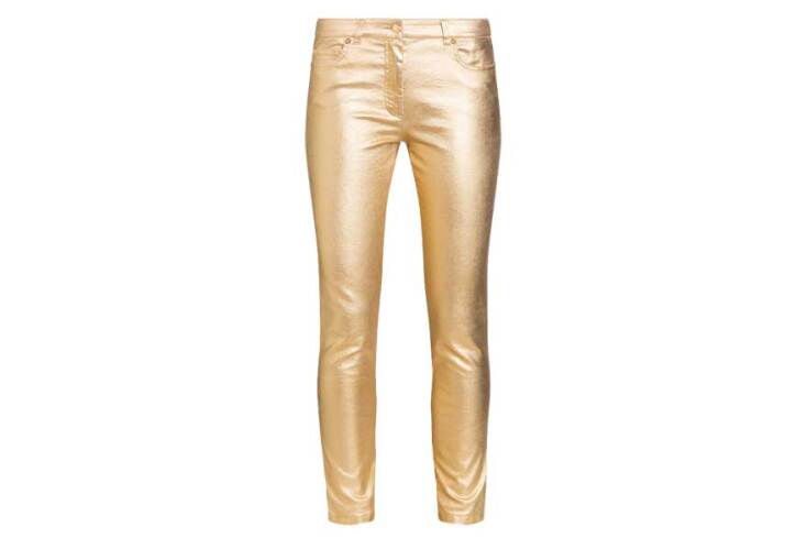 MOSCHINO Χρυσαφί παντελόνι 