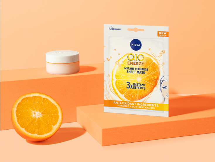 NIVEA Q10 ENERGY Υφασμάτινη Μάσκα