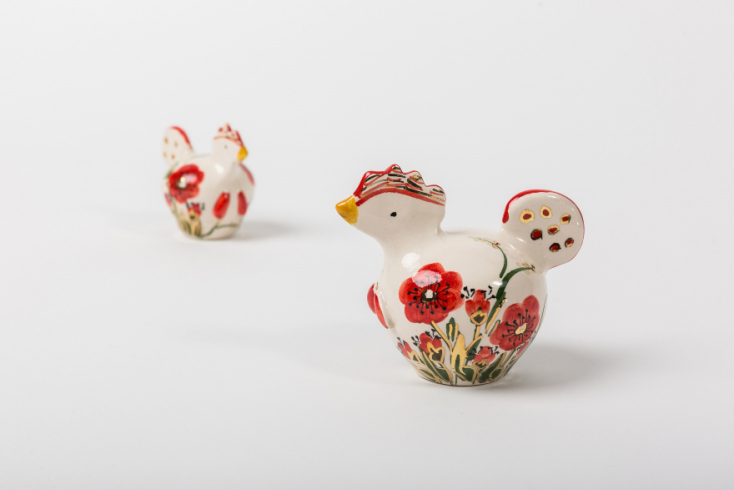 Κεραμικές κοτούλες για δώρα το Πάσχα