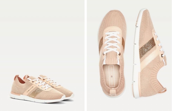 Tommy Hilfiger sneakers με γκλίτερ ρίγα €74,32