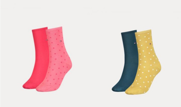 Tommy Hilfiger - Γυναικείες κάλτσες πουά €11,61/τα 2 ζευγάρια