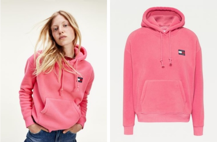 Tommy Hilfiger - Hoody με badge σημαίας από polar fleece €98,40