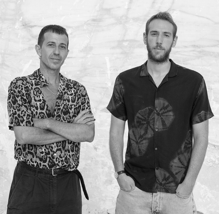 Ο σκηνοθέτη Βασίλης Κεκάτους και ο χορογράφος Αντώνης Φωνιαδάκης.