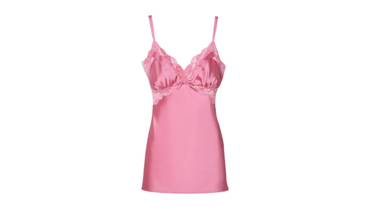 YAMAMAY Σατινέ τοπ με λεπτομέρεια δαντέλα €25,95