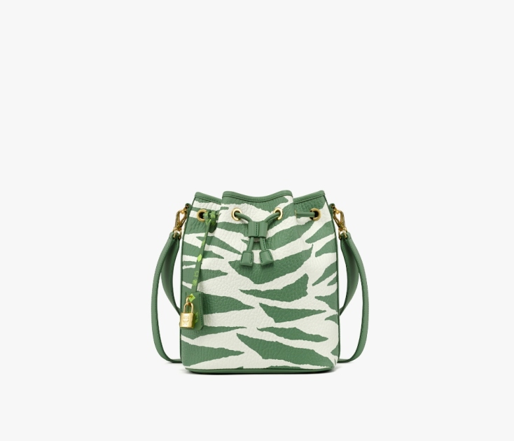 MCM Τσάντα Dessau Drawstring in Meta Safari Canvas