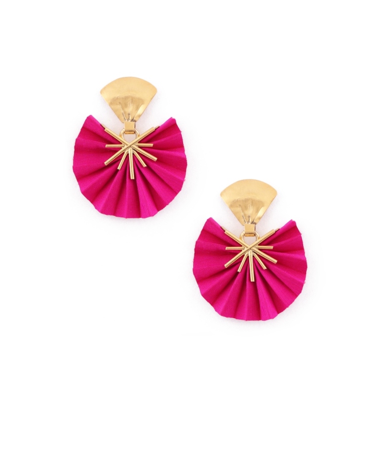 KATERINA MAKRΙYIANNI Σκουλαρίκια Sparkle mini fan 