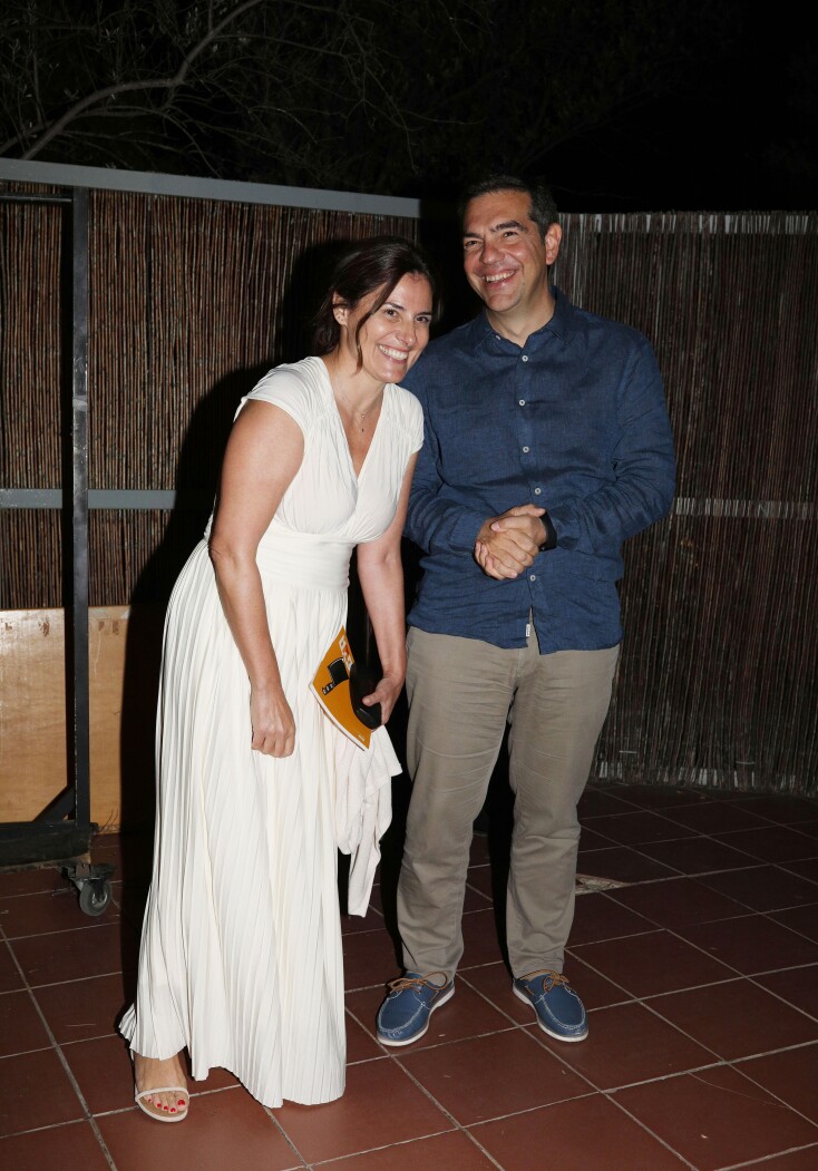 Αλέξης Τσίπρας και Περιστέρα Μπαζιάνα