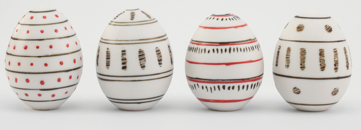 ΜΟΥΣΕΙΟ ΑΚΡΟΠΟΛΗΣ Πορσελάνινα αυγά από Treis Grammes Ceramics €22