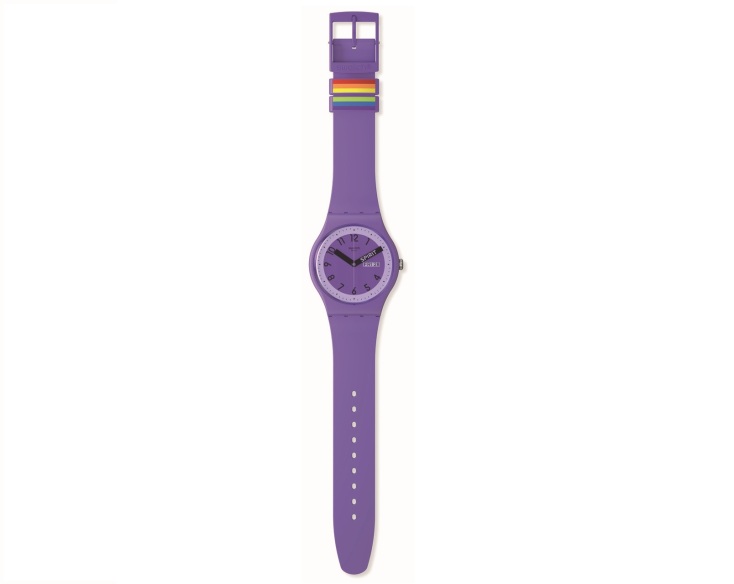 SWATCH Ρολόι Proudly Violet 