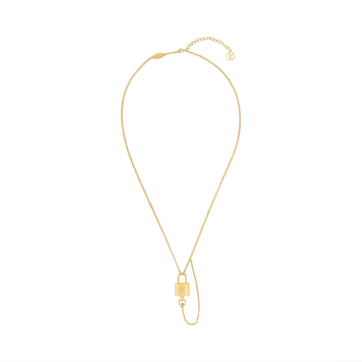 LOUIS VUITTON Χρυσό Lockit Pendant