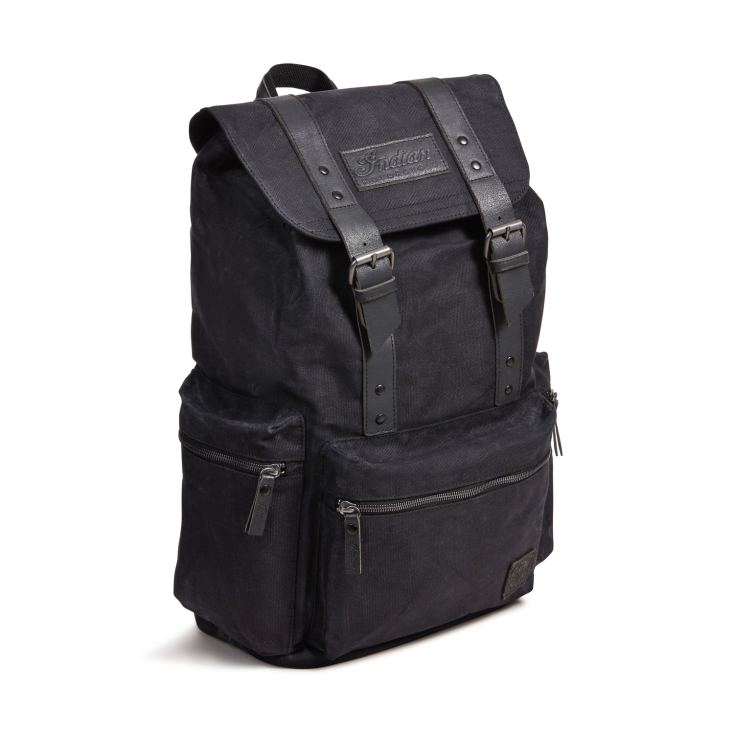 INDIAN MOTORCYCLE Waxed Canvas Backpack