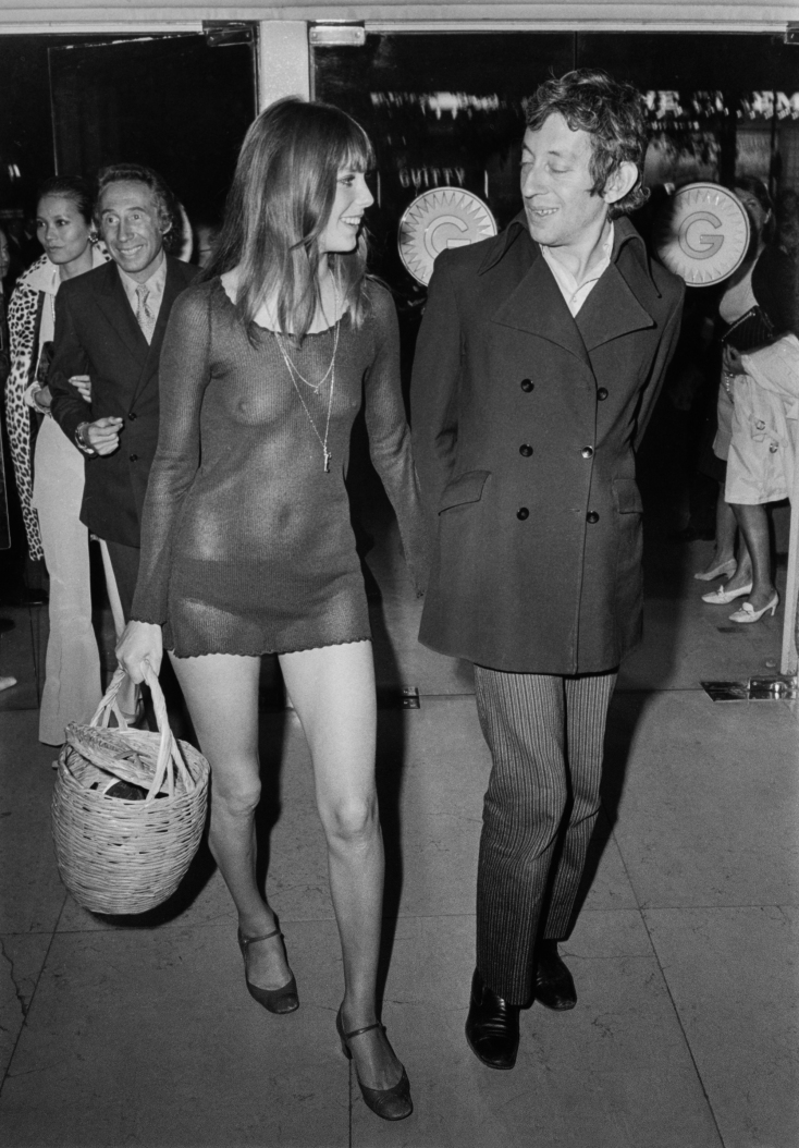 Ο Serge Gainsbourg και η Jane Birkin στην πρεμιέρα της ταινίας «Slogan» στο Παρίσι, το 1969 © Yves LE ROUX/Gamma-Rapho via Getty Images