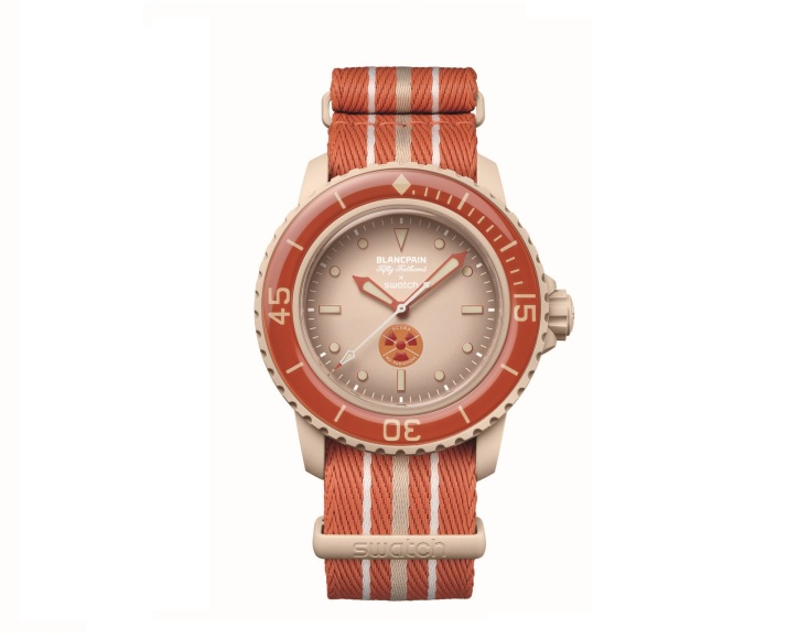 SWATCH X BLANCPAIN Ρολόι Arctic Ocean €390 
