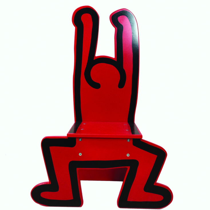 ZOUMBOULAKIS GALLERIES Ξύλινο παιδικό καρεκλάκι Keith Haring €145