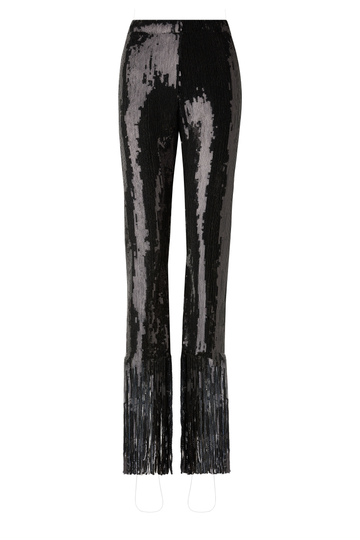 CALZEDONIA Κολάν Flare Cropped  με κρόσσια από  παγιέτες €55,50