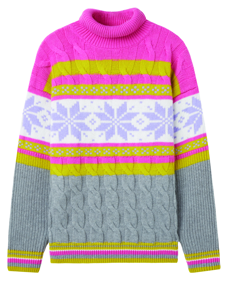 FALCONERI Ζιβάγκο από ultrasoft cashmere  με ζακάρ νορβηγικό σχέδιο €599 