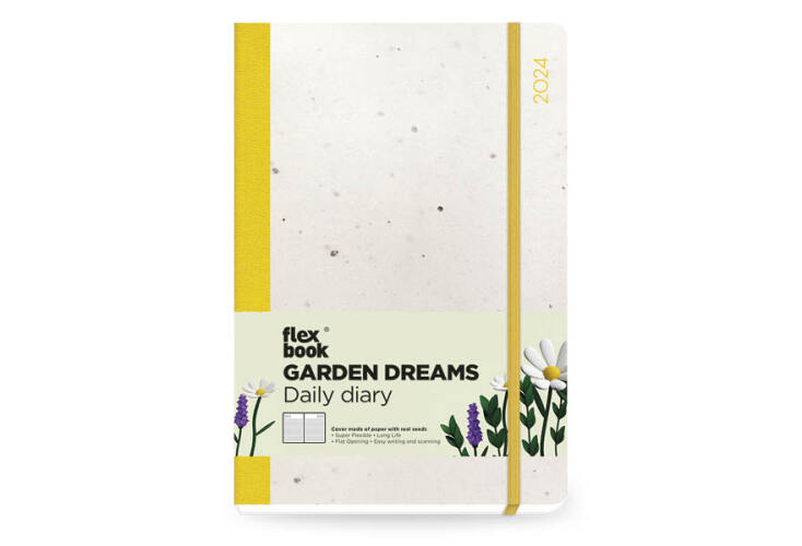 FLEX BOOK Ημερήσιο Ημερολόγιο Garden Dreams