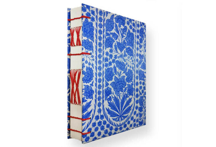 ARTARIOS HANDMADE Χειροποίητο σημειωματάριο Indian Scarf, Sir Matthew Digby Wyatt 13Χ19 cm €42