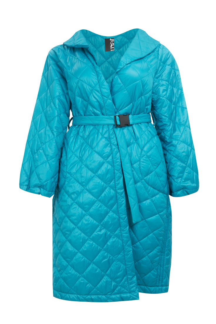 MAT FASHION Puffer μακρύ μπουφάν με ζώνη €109,90