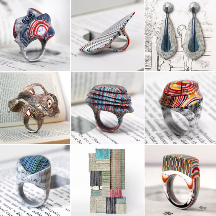 Ο Jeremy May φτιάχνει κοσμήματα από χαρτί