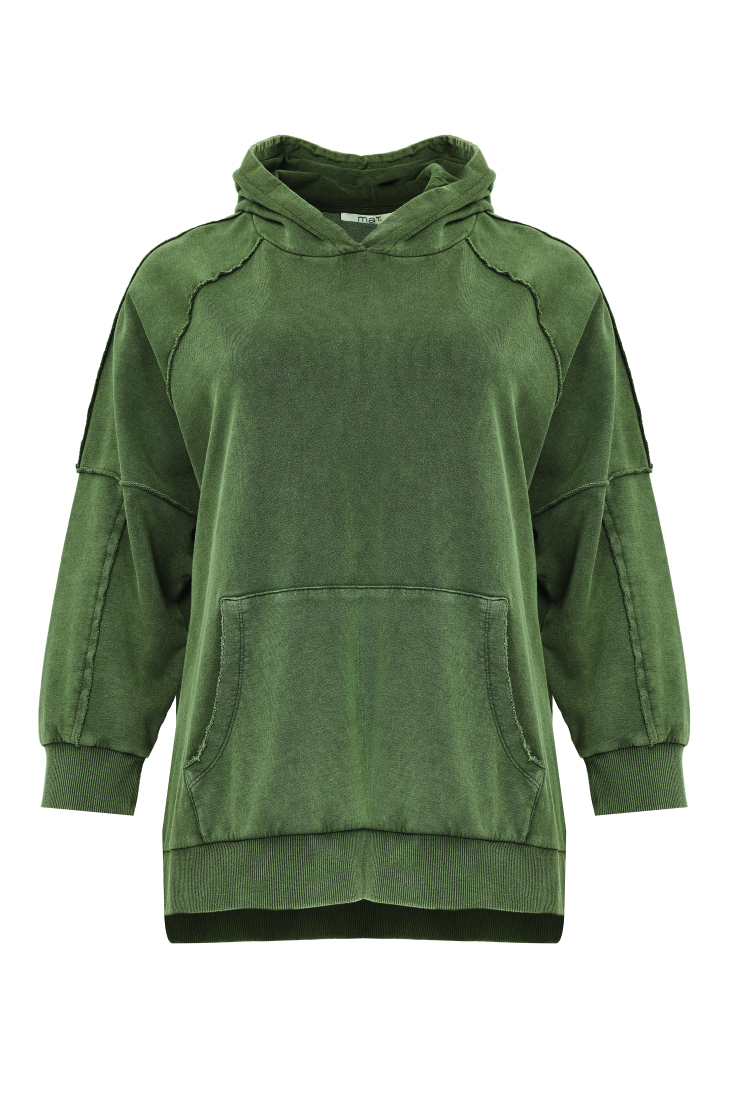 MAT FASHION Μπλούζα φούτερ washed €69,90